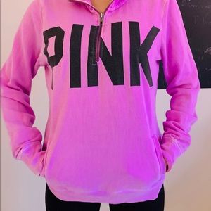 I have way to many PINK things. Purple quarter zip